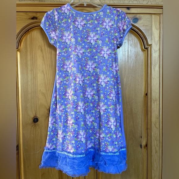 Disney store Sofia the first nightgown size 9/10 princess purple flowers horses - Picture 8 of 9